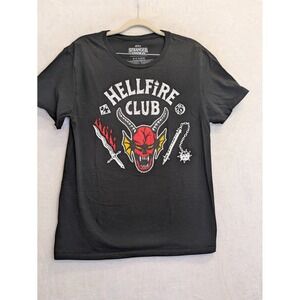 Stranger‎ Things Hellfire Club T Shirt Black Graphic Tee Mens Size Medium